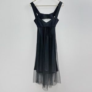 Christopher Deane Tulle Backless Midi Dress Size 0